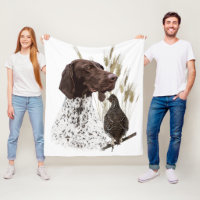 German Shorthaired Pointers (GSP) Postcard Coffee