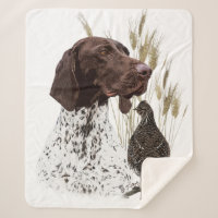 German Shorthaired Pointers (GSP) Postcard Coffee