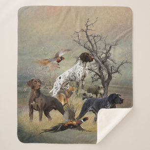 German Shorthaired Pointers (GSP) Sherpa Blanket