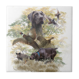 German Shorthaired Pointers (GSP) Tile