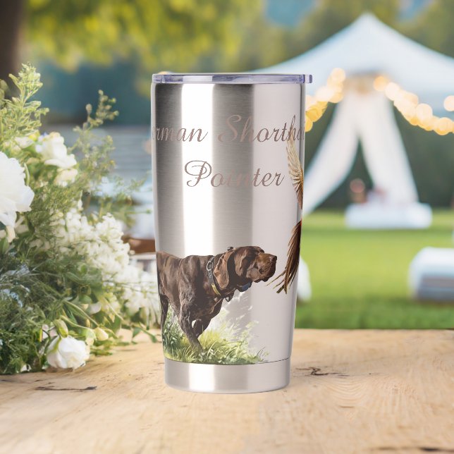 German Shorthaired Pointers  Insulated Tumbler (Wedding)
