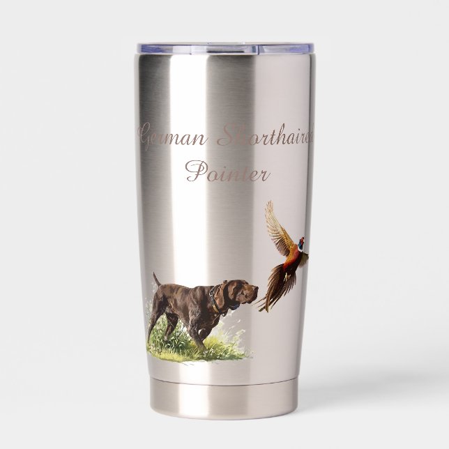 German Shorthaired Pointers  Insulated Tumbler (Front)