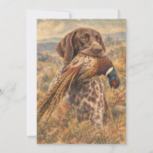 German Shorthaired Pointers Invitation