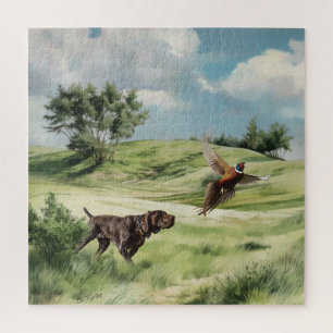German Shorthaired Pointers  Jigsaw Puzzle