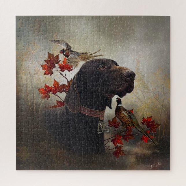 German Shorthaired Pointers  Jigsaw Puzzle (Vertical)