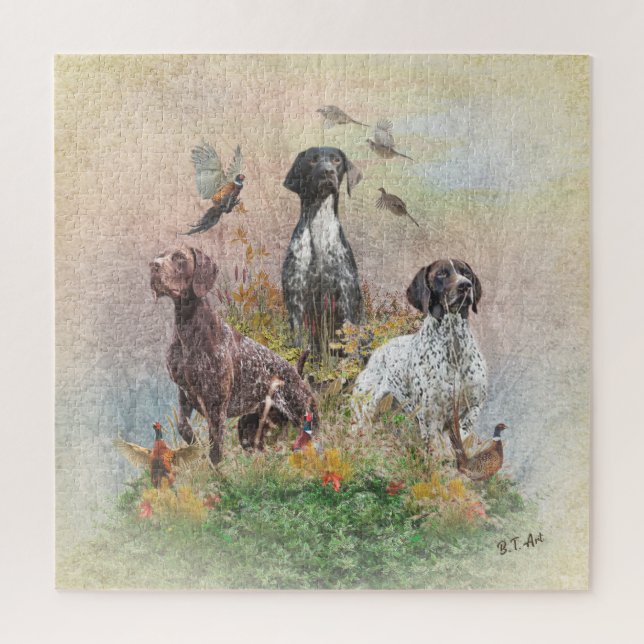 German Shorthaired Pointers  Jigsaw Puzzle (Vertical)