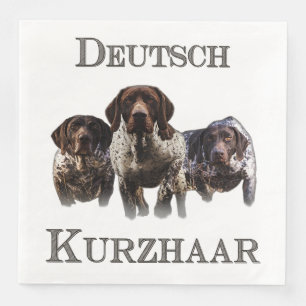 German Shorthaired Pointers  Napkin