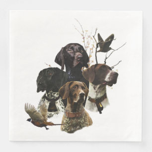 German Shorthaired Pointers  Napkin