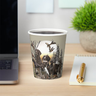 German Shorthaired Pointers  Paper Cups