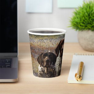 German Shorthaired Pointers  Paper Cups