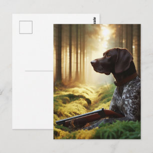 German Shorthaired Pointers Postcard