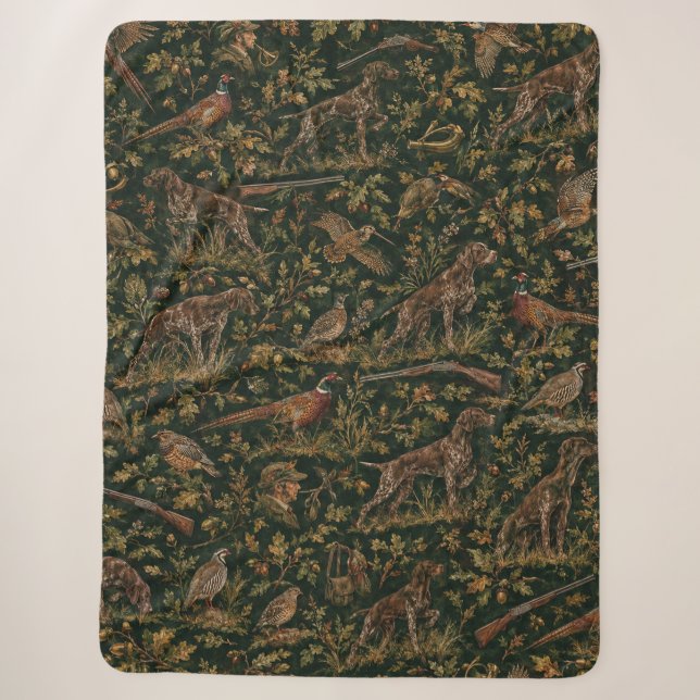 German Shorthaired Pointers  Sherpa Blanket (Front)