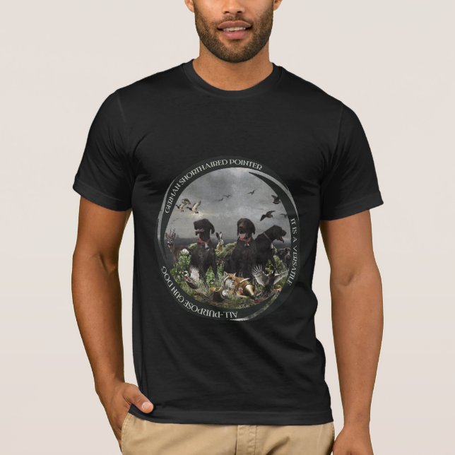 German Shorthaired Pointers T-Shirt (Front)