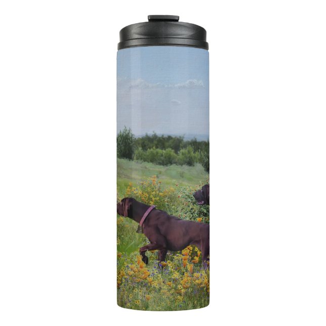 German Shorthaired Pointers    Thermal Tumbler (Front)