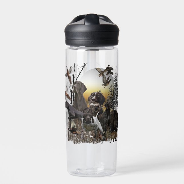 German Shorthaired Pointers  Water Bottle (Front)