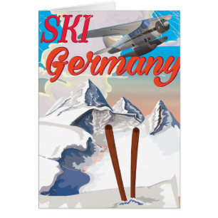 German Ski poster