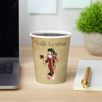 German "Smoker Man" Incense Burner Paper Cups