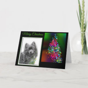 German Spitz Holiday Card