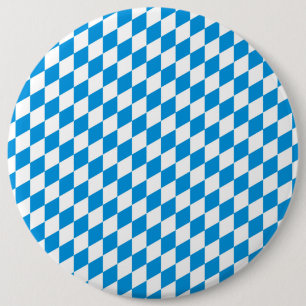 German State Of Bavaria - Flag Colors Pattern 6 Cm Round Badge