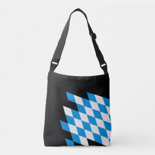 GERMAN STATE OF BAVARIA Flag Colours Crossbody Bag