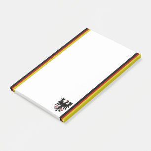 German stripes flag post-it notes