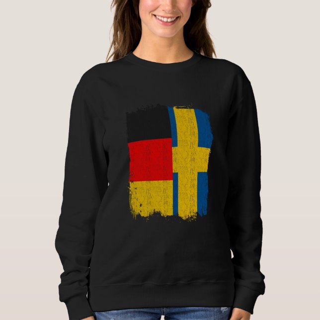 German Swedish Flag Sweatshirt (Front)