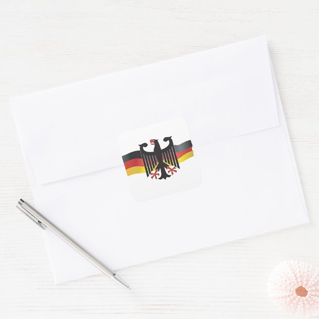 German Symbol Square Sticker (Creator Uploaded)