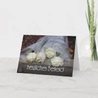 German sympathy card herzliches Beileid