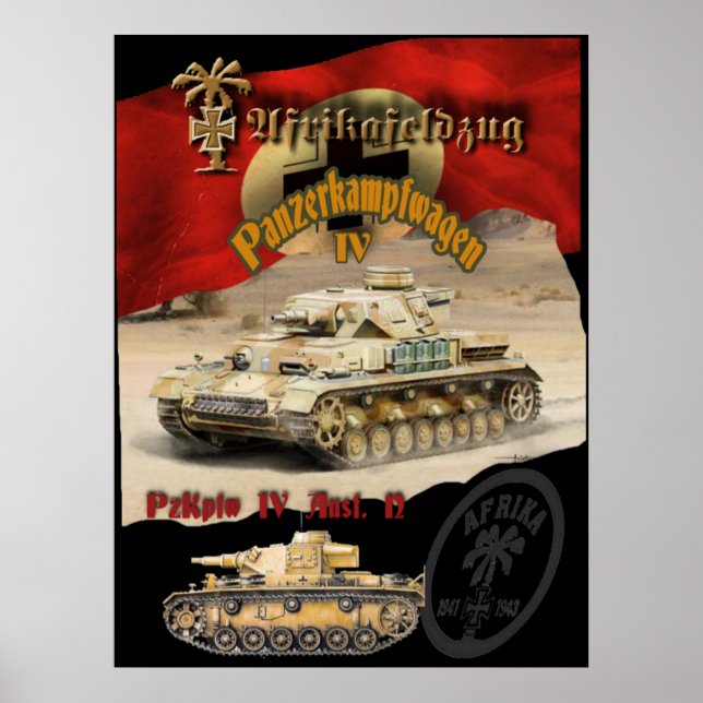 German tanks poster (Front)