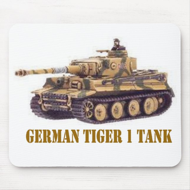 GERMAN TIGER 1 TANK MOUSE PAD (Front)