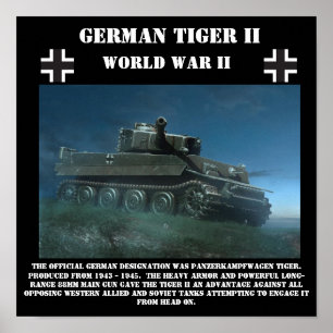 German Tiger II Heavy Tank - World War II Print
