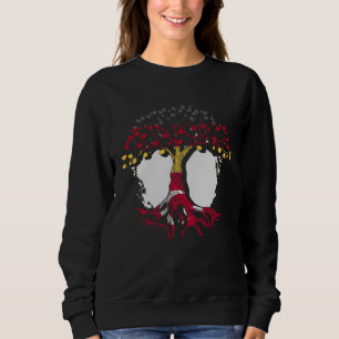 German Turkish Flag Turkey Germany Tree Proud Turk Sweatshirt