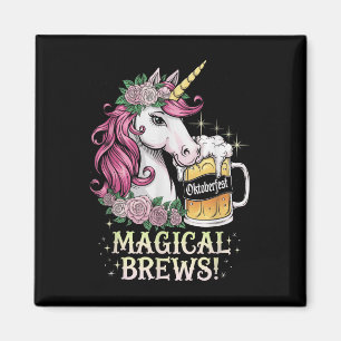 German Unicorn Magical Brews Beer Funny Magnet