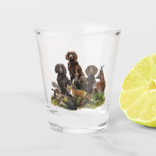 German Wachtelhund Shot Glass