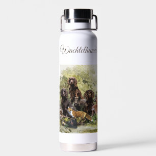 German Wachtelhund  Water Bottle