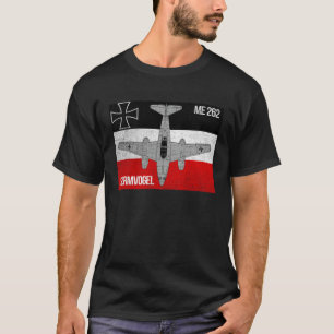 German Warplane Sturmvogel Me 262 Blitzbomber Jet T-Shirt