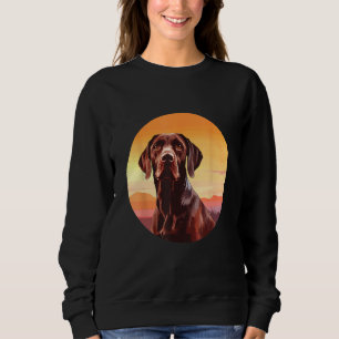 German Wire Hair Dog Cute Dog Breed Design 1 Sweatshirt