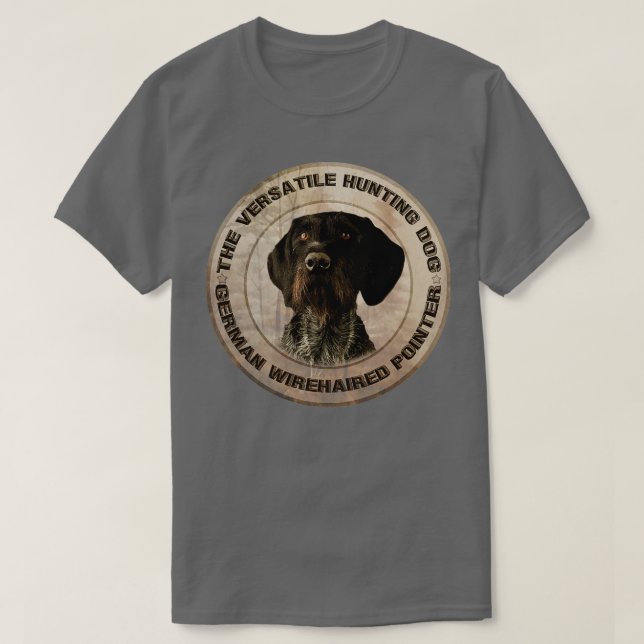 German Wirehaired Pointer 35 T-Shirt (Design Front)