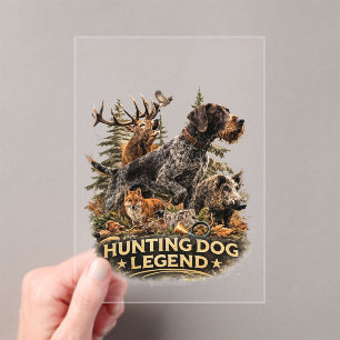 German Wirehaired Pointer Acrylic Invitations
