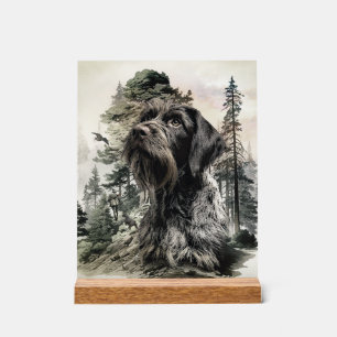 German Wirehaired Pointer Acrylic Sign