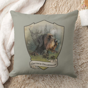 German Wirehaired Pointer, Boar Hunting Cushion