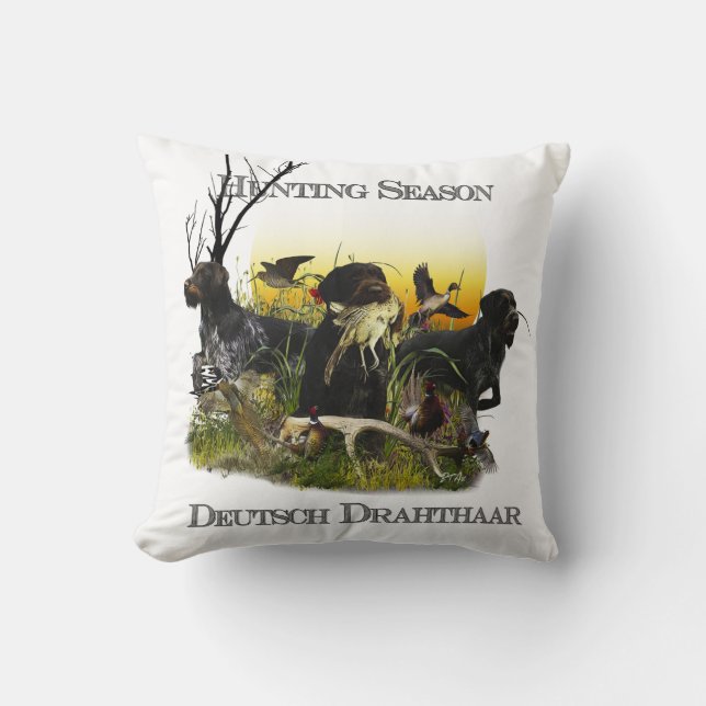  German Wirehaired Pointer     Cushion (Front)