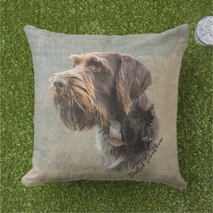 German Wirehaired Pointer Cushion