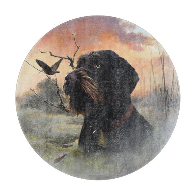 German Wirehaired Pointer Cutting Board (Front)