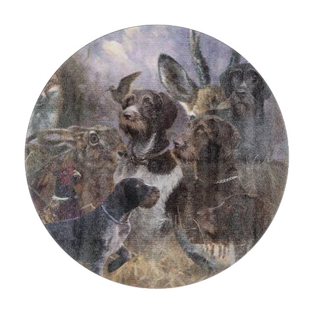  German Wirehaired Pointer Cutting Board (Front)