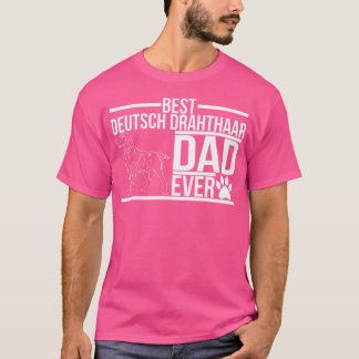 German Wirehaired Pointer Dog Breed Hunter T-Shirt