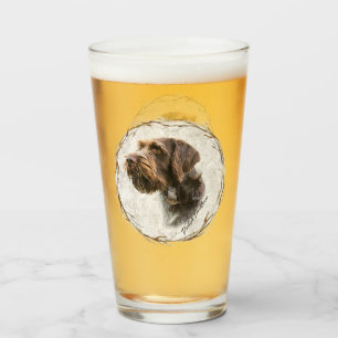German Wirehaired Pointer Glass