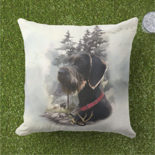 German Wirehaired Pointer, GWP Cushion