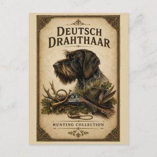German Wirehaired Pointer – Hunting Collection Postcard