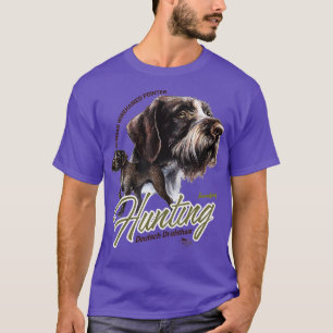German Wirehaired Pointer Hunting Dog GWP T-Shirt